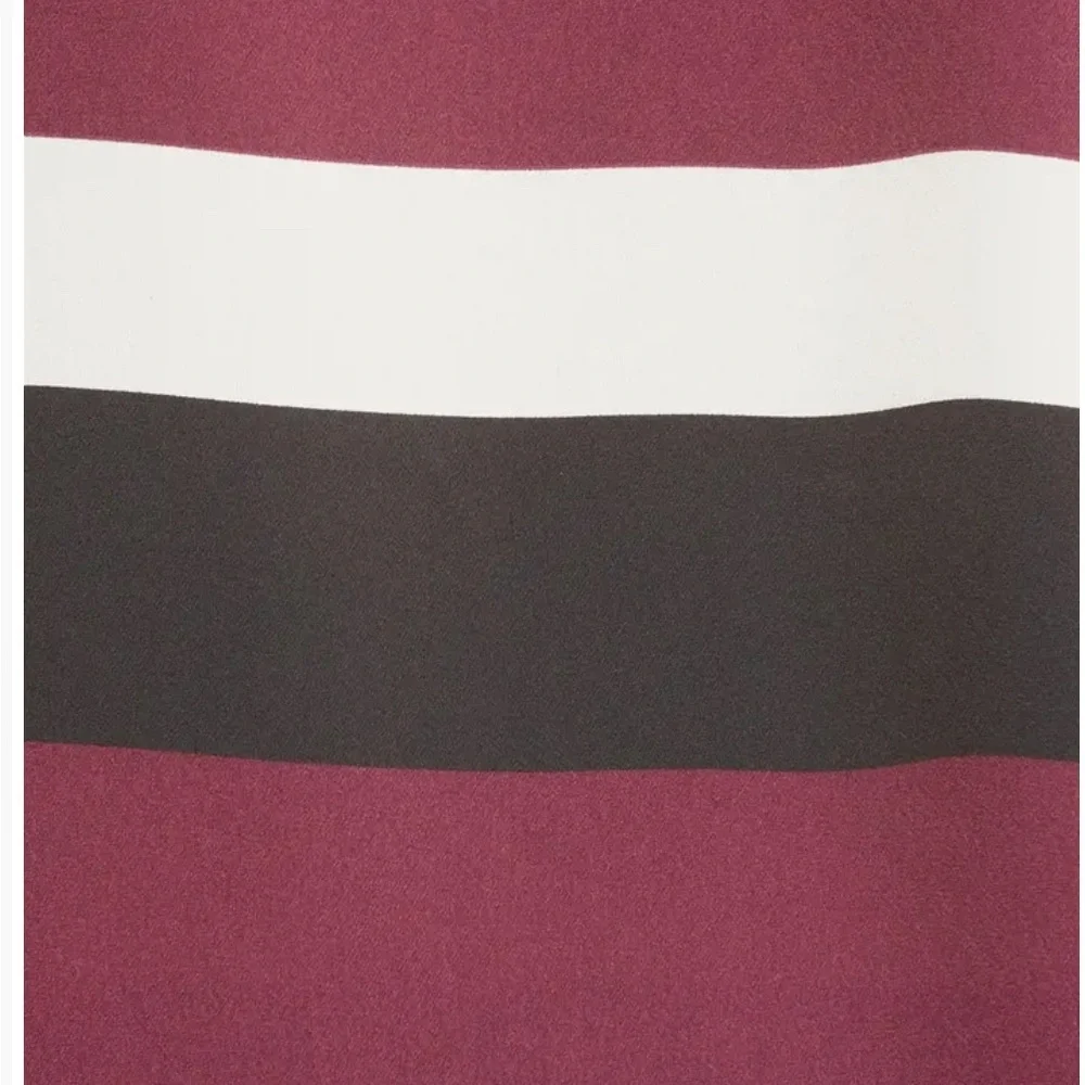 NWT EQUIPMENT ESSENTIAL BLOCK-STRIPE BUTTON-DOWN SHIRT IN TRUE BLACK MULTI SZ M - Picture 9 of 9